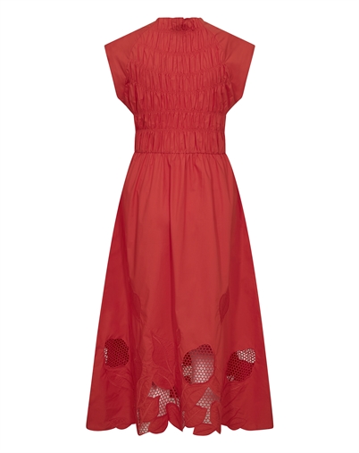 Mos Mosh - MMAria Mono Kjole - Spicy Orange 